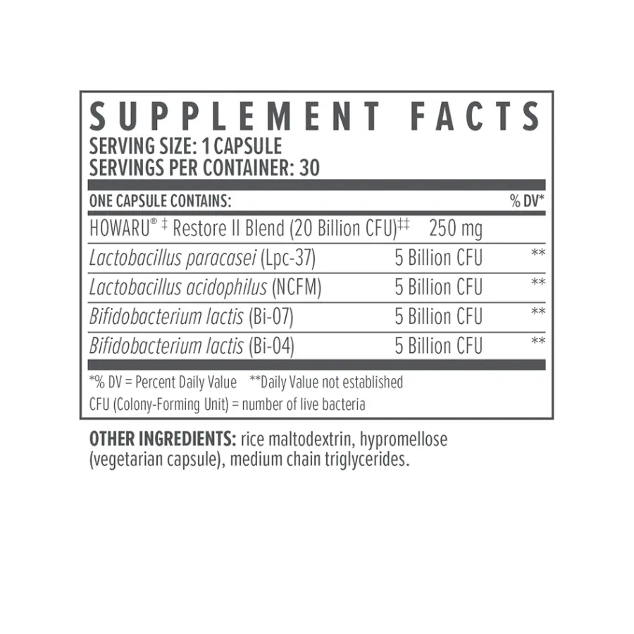 Supplement facts